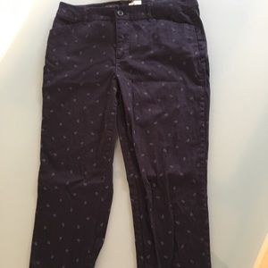 ST JHON’S BAY crop pants blue navy size 12